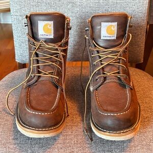 Carhartt Men's Dark Brown Leather Boots